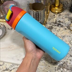 Owala Blue and Pink Water Bottle